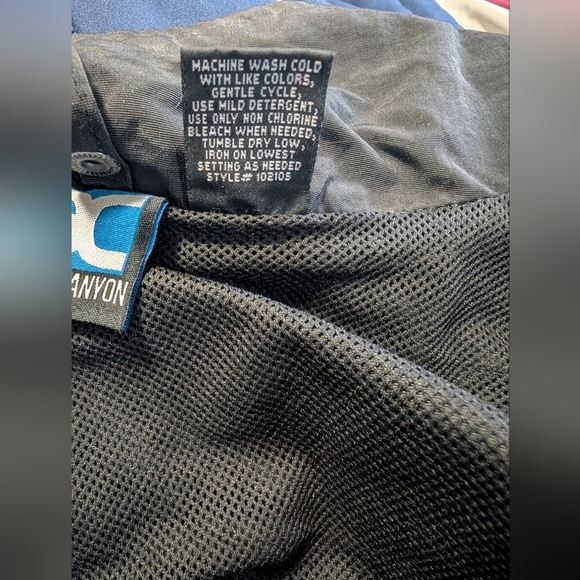 Eagle Canyon Black And Blue Lightweight Men's Jacket Size Large (EUC) - Picture 5 of 8